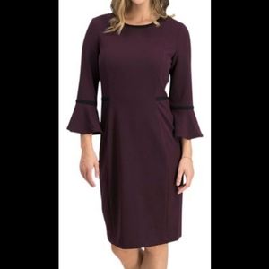 Calvin Klein Bell Sleeve Dress